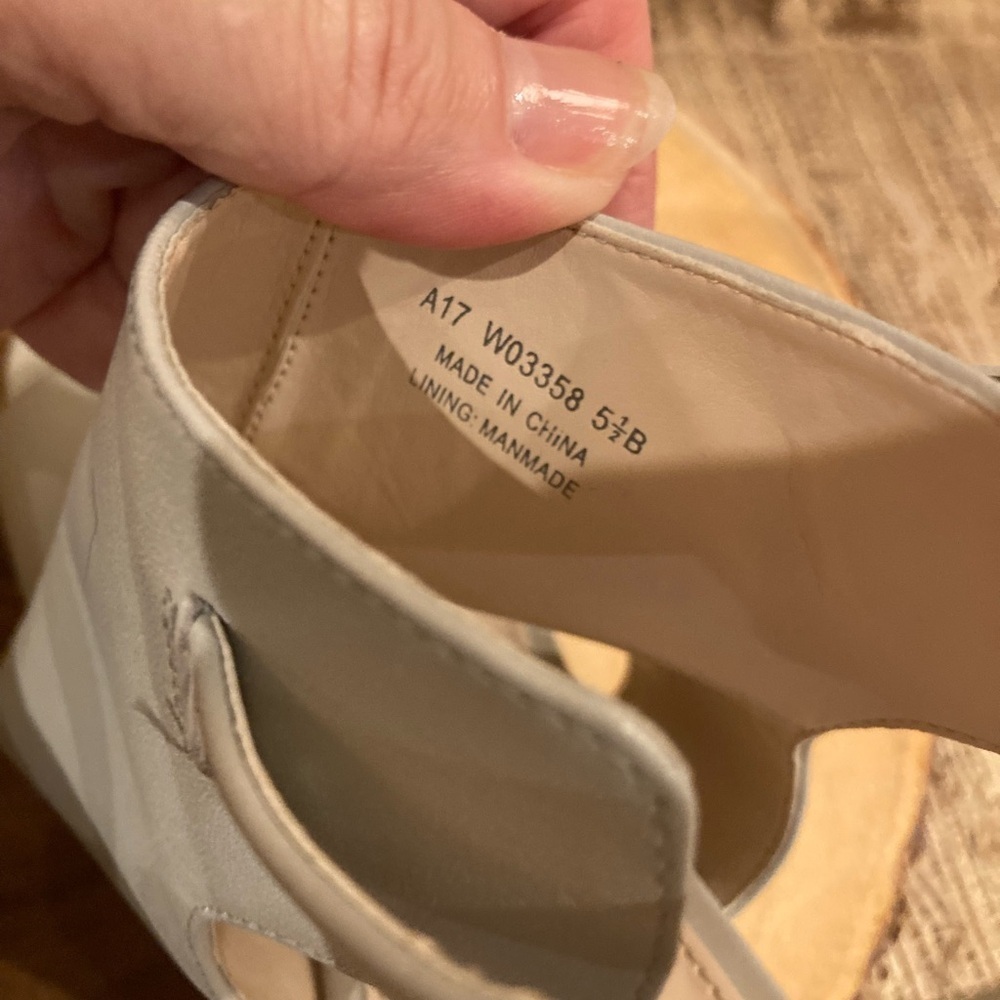 Cole Haan Womens Kathlyn Bootie New Size 5.5 Grey Peep Toe Block Heel - Picture 14 of 16